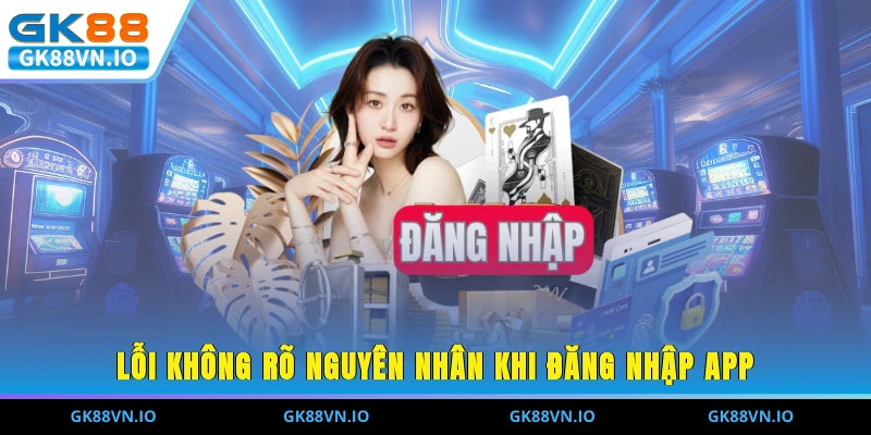 Lỗi không rõ nguyên nhân khi đăng nhập app