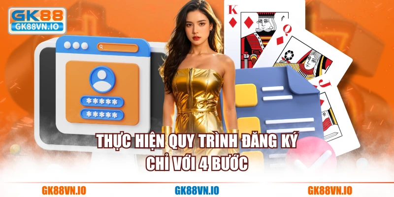 Thực hiện quy trình đăng ký chỉ với 4 bước